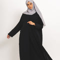 Kimono formel noir 2 pièces avec robe nuisette