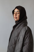 CAGOULE EN MAILLE FINE Marron